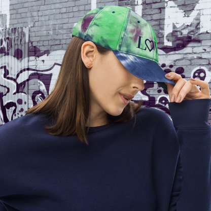 GORRA CON EFECTO TIE DYE MUJER LOGO NAVY