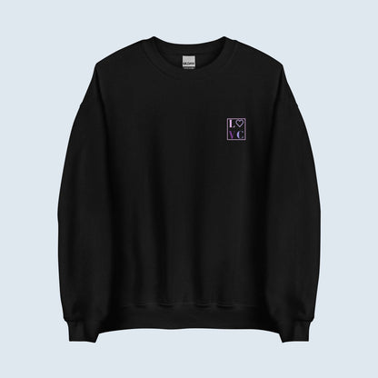 SUDADERA GRUESA MUJER LOGO BACK CUADRADO