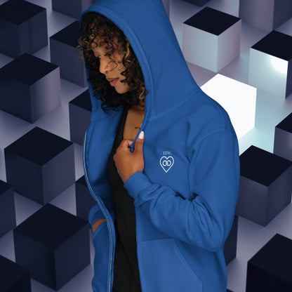 HOODIE CON CAPUCHA Y CREMALLERA MUJER INFINITE