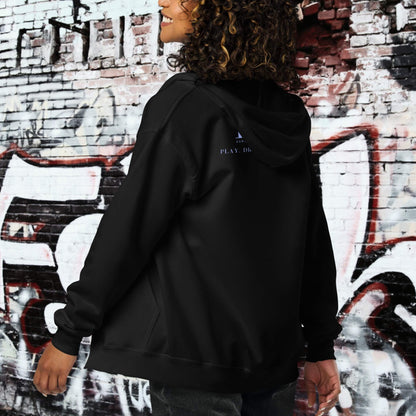 HOODIE CON CAPUCHA Y CREMALLERA MUJER LOGO CLASSIC