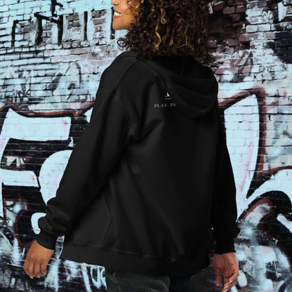 HOODIE CON CAPUCHA Y CREMALLERA MUJER LOGO CLASSIC