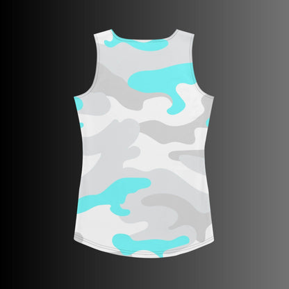 CAMISETA SIN MANGAS ESTAMPADA MUJER PADEL