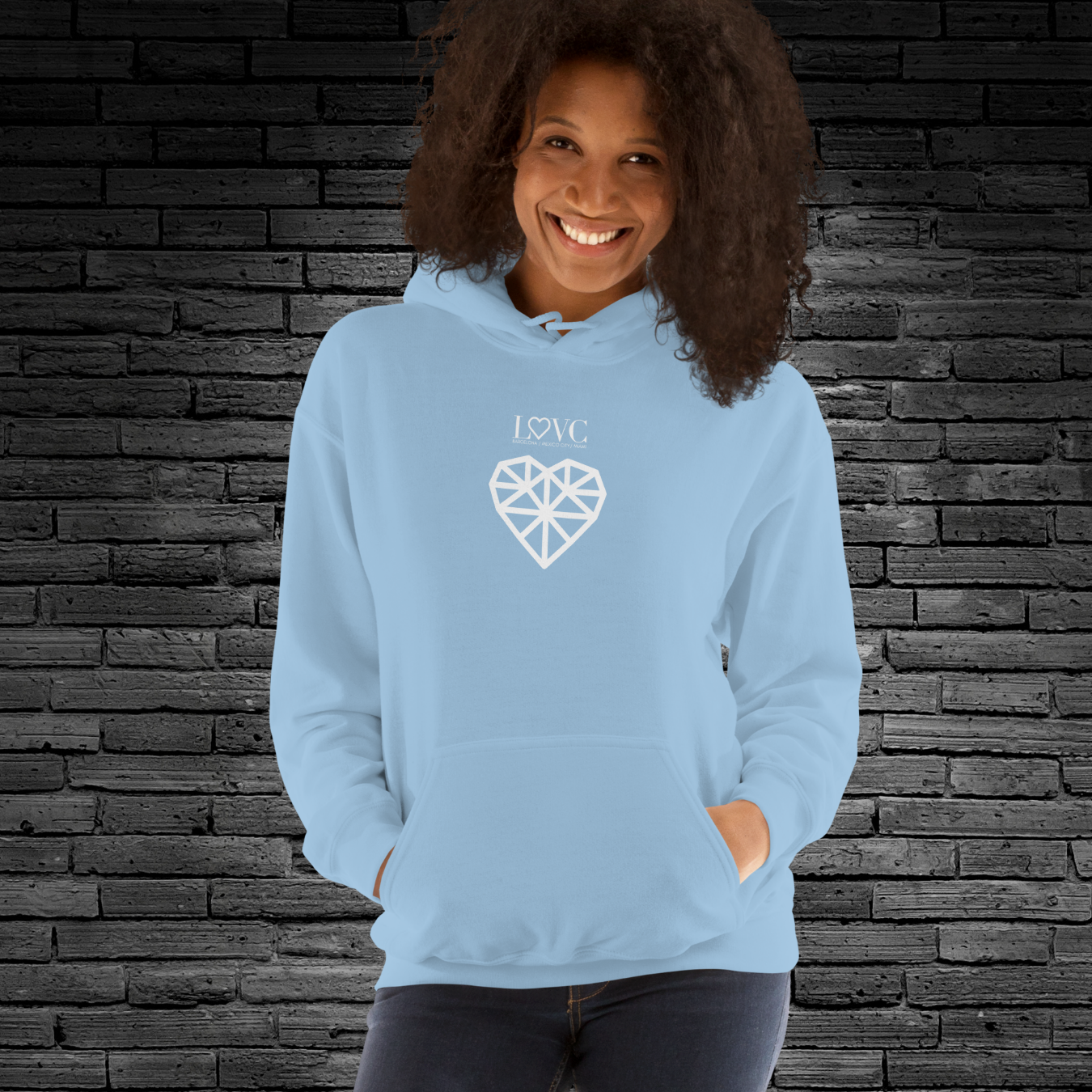 HOODIE CON CAPUCHA MUJER DIAMOND