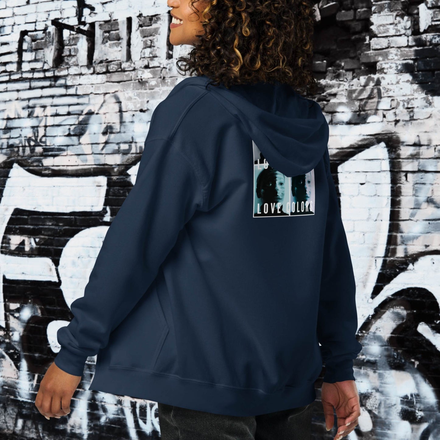 HOODIE CON CAPUCHA Y CREMALLERA MUJER SYMBOL &