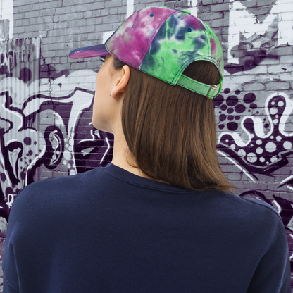 GORRA CON EFECTO TIE DYE MUJER LOGO NAVY