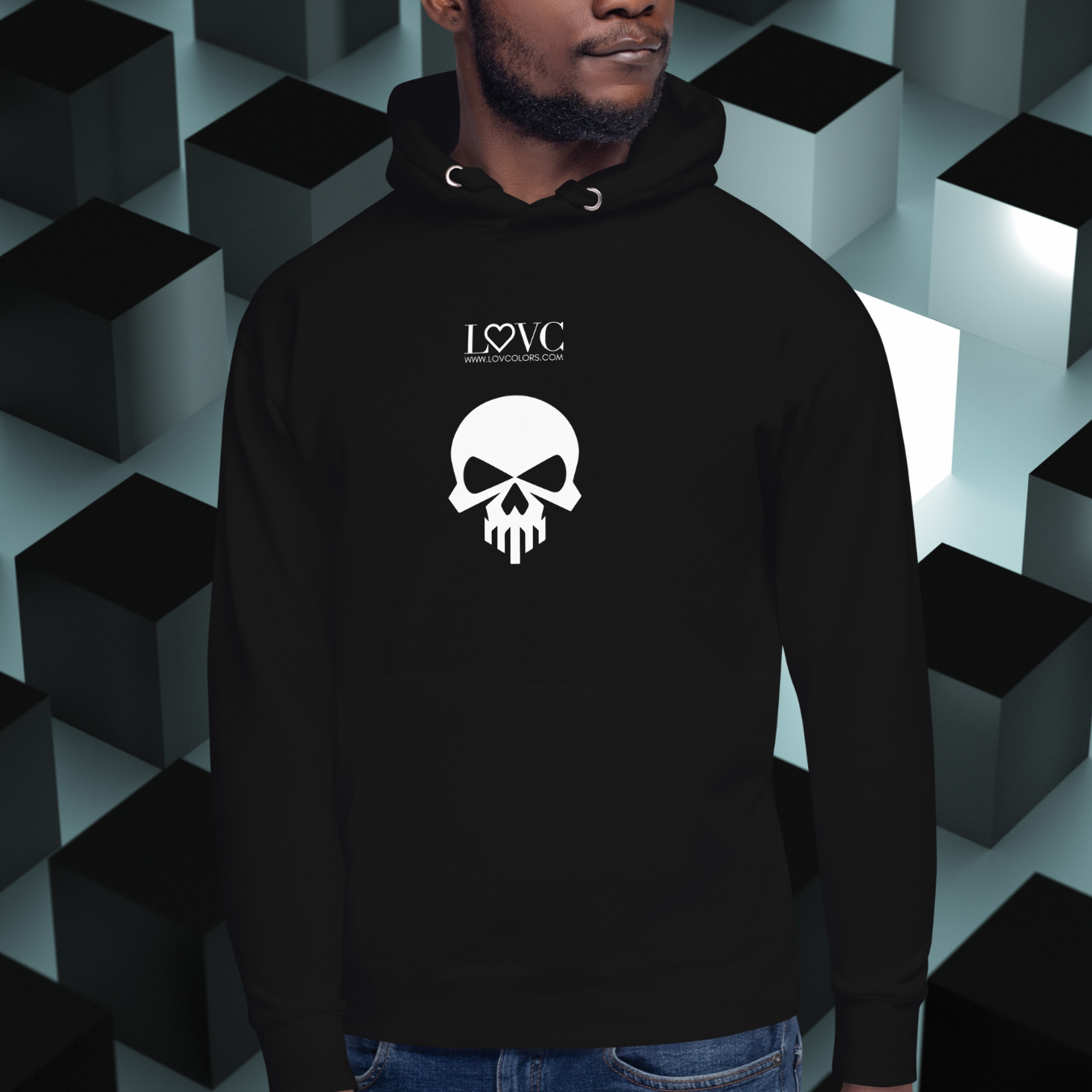 HOODIE CON CAPUCHA HOMBRE SKULL