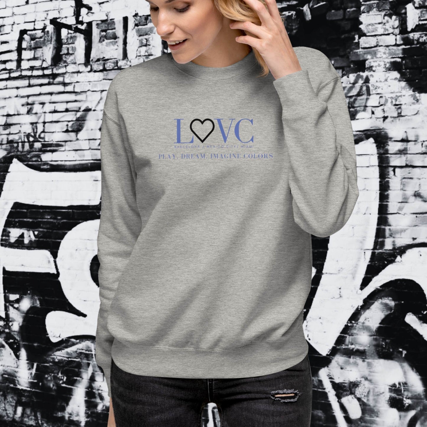 SUDADERA GRUESA MUJER SLOGAN