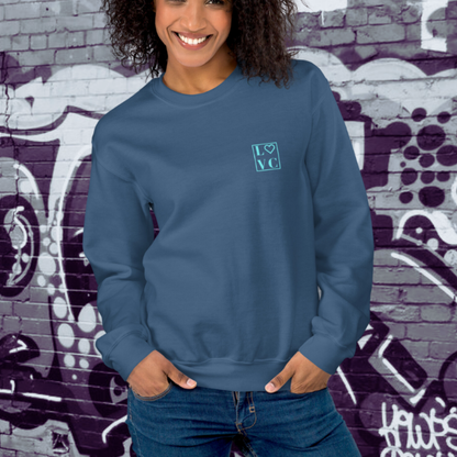 SUDADERA GRUESA MUJER LOGO BACK CUADRADO