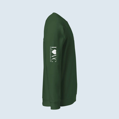 SUDADERA ORGÁNICA MUJER FLOWER LOGO MANGA
