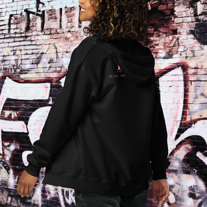 HOODIE CON CAPUCHA Y CREMALLERA MUJER LOGO CLASSIC