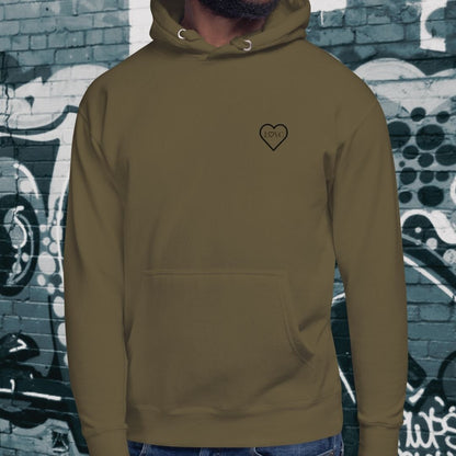 HOODIE CON CAPUCHA HOMBRE 2CUORE BLACK