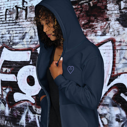 HOODIE CON CAPUCHA Y CREMALLERA MUJER COOL