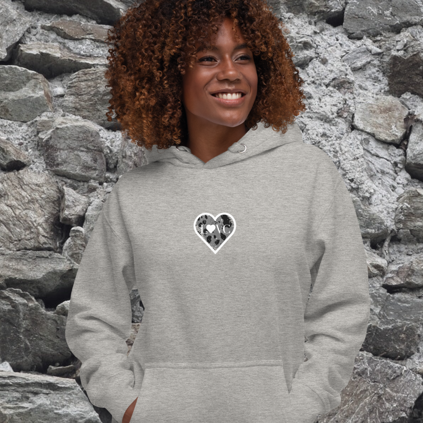HOODIE CON CAPUCHA MUJER ANIMAL PRINT