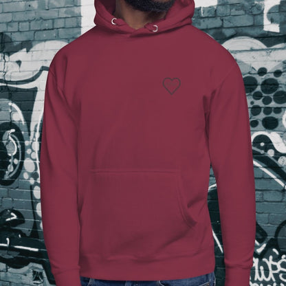 HOODIE CON CAPUCHA HOMBRE 2CUORE BLACK