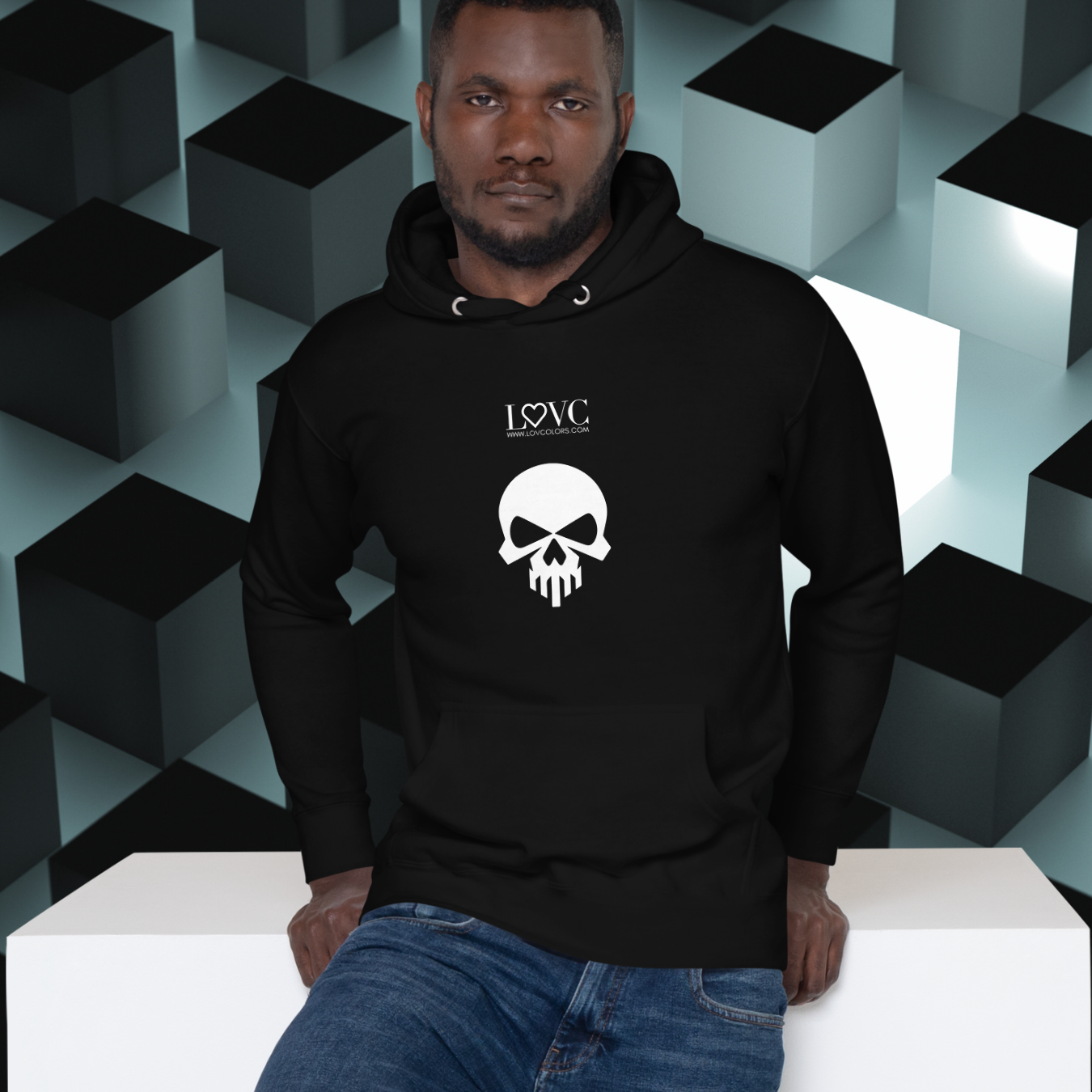 HOODIE CON CAPUCHA HOMBRE SKULL