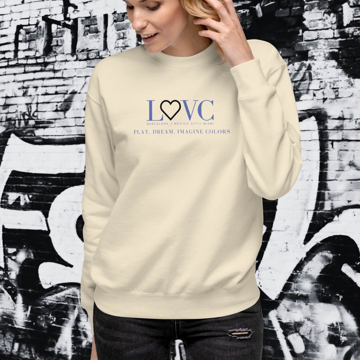 SUDADERA GRUESA MUJER SLOGAN