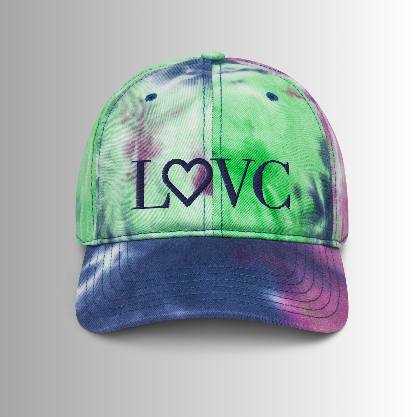GORRA CON EFECTO TIE DYE MUJER LOGO NAVY
