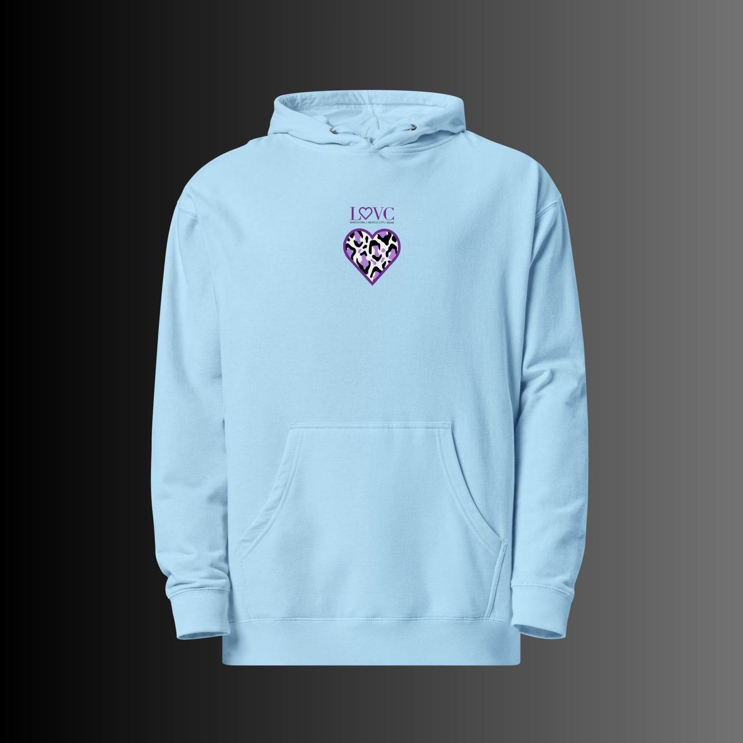 HOODIE PREMIUM CON CAPUCHA MUJER ANIMAL PRINT