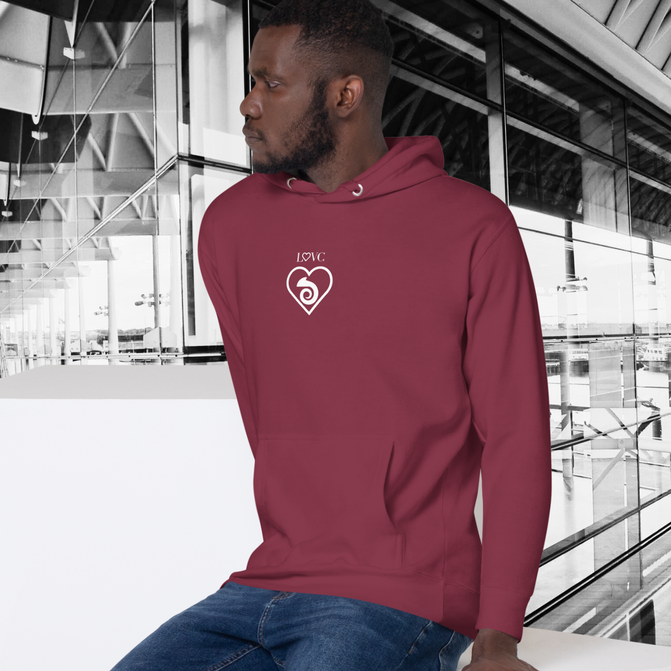 HOODIE CON CAPUCHA HOMBRE LIZARD