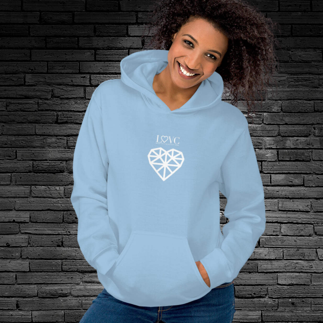 HOODIE CON CAPUCHA MUJER DIAMOND