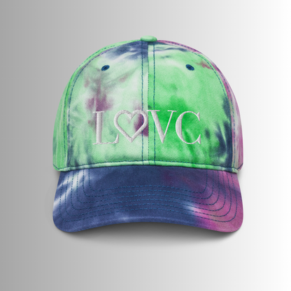 GORRA CON EFECTO TIE DYE MUJER LOGO BLANCO