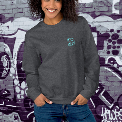 SUDADERA GRUESA MUJER LOGO BACK CUADRADO