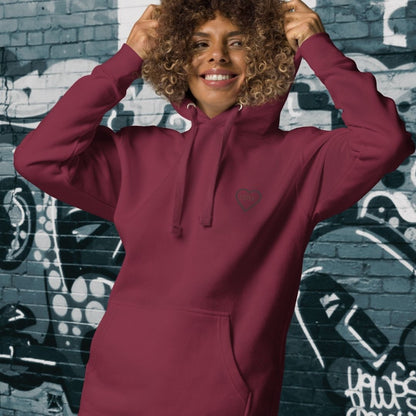 HOODIE CON CAPUCHA MUJER 2CUORE BLACK