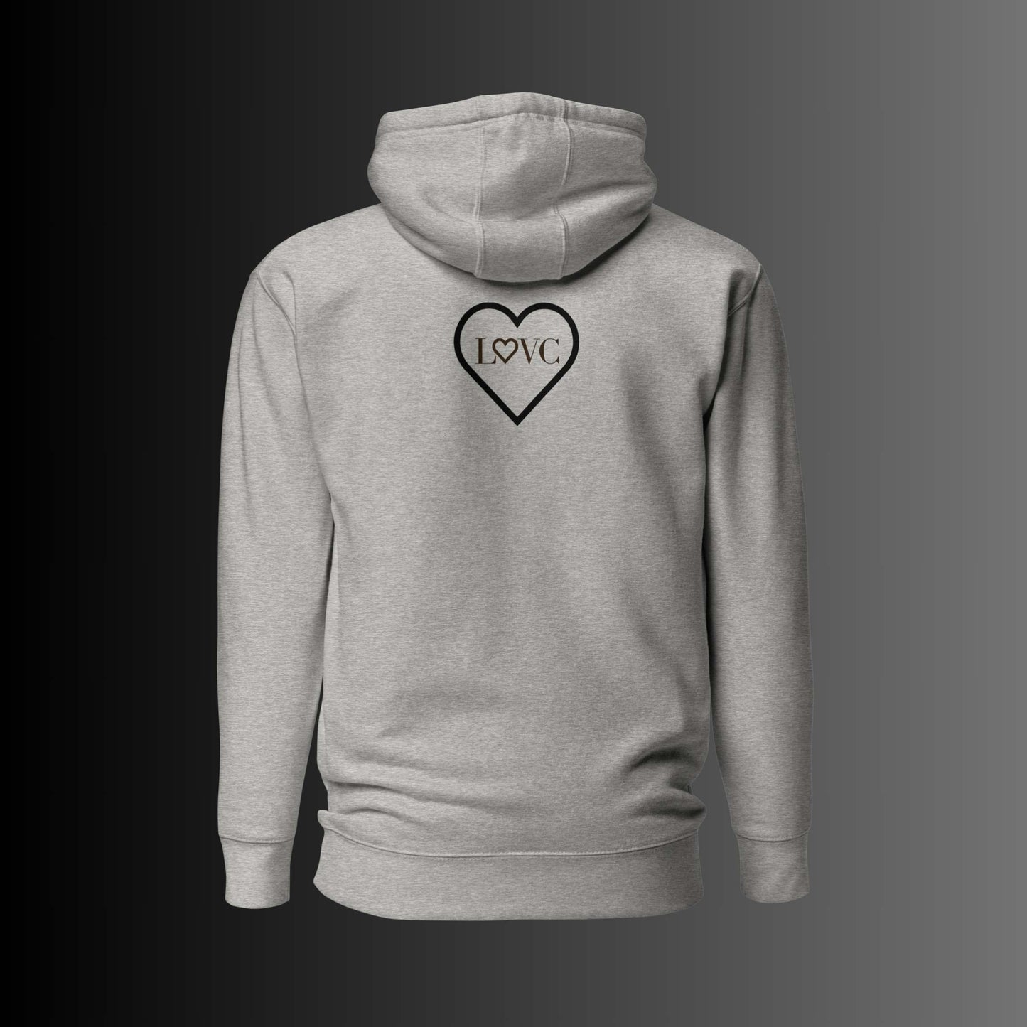 HOODIE CON CAPUCHA MUJER 2CUORE BLACK