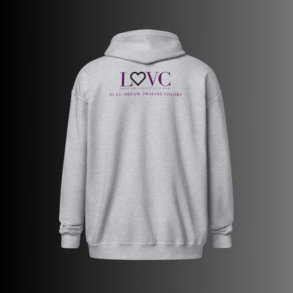 HOODIE CON CAPUCHA Y CREMALLERA MUJER LOGO CLASSIC