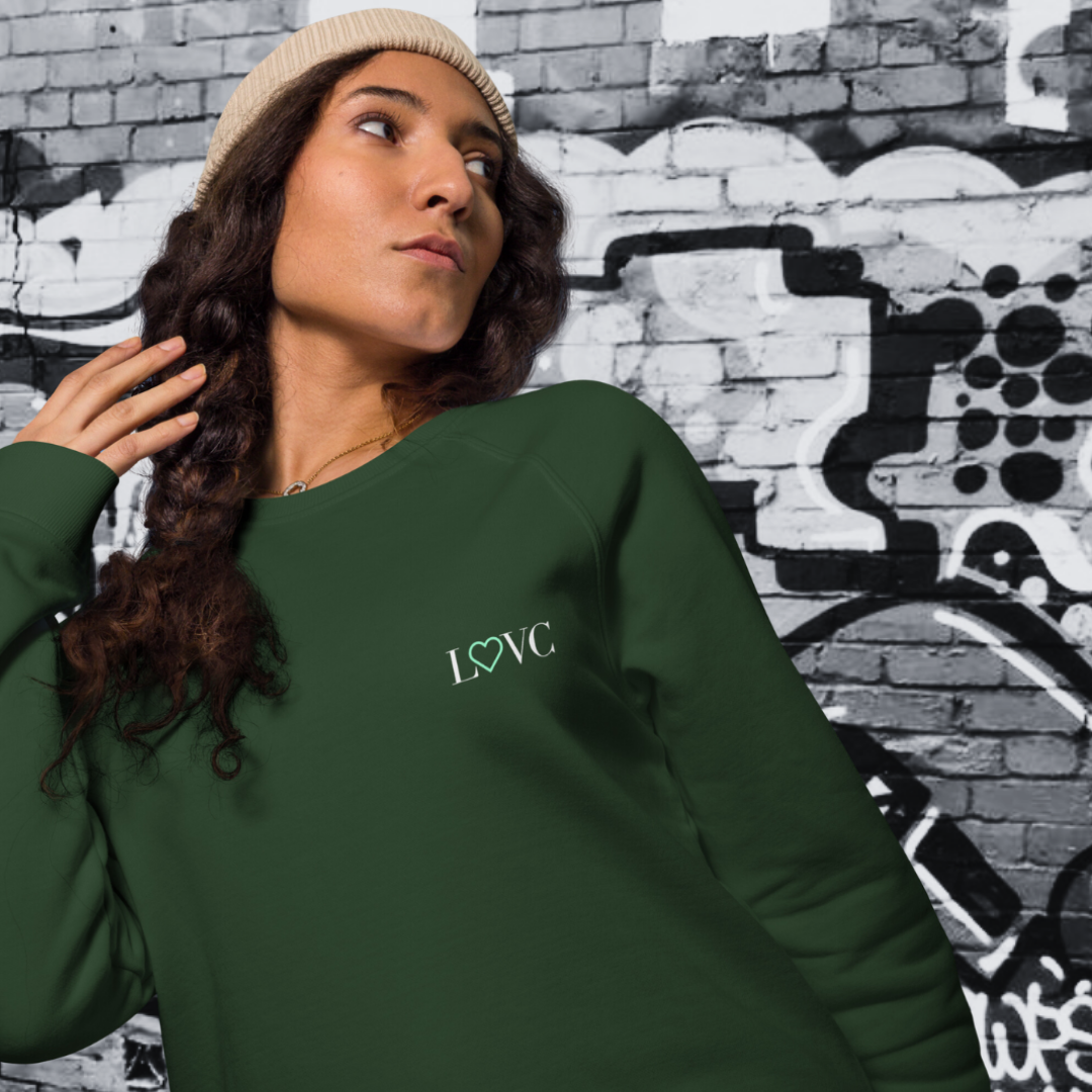 SUDADERA ORGÁNICA MUJER LOGO CLASSIC