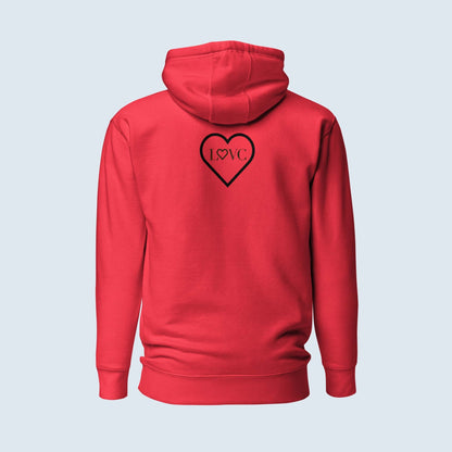 HOODIE CON CAPUCHA HOMBRE 2CUORE BLACK