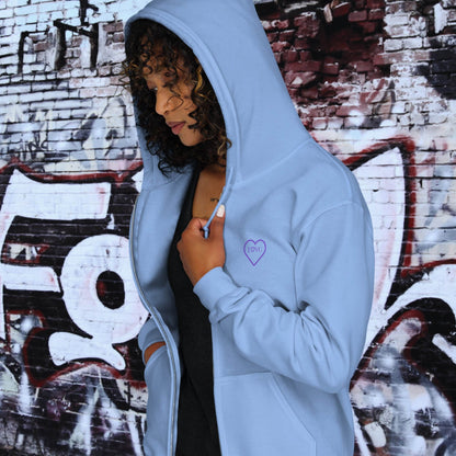 HOODIE CON CAPUCHA Y CREMALLERA MUJER COOL