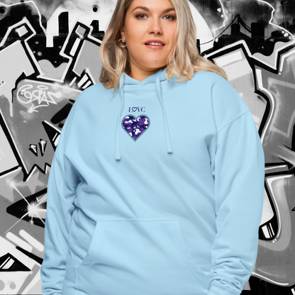 HOODIE PREMIUM CON CAPUCHA MUJER ANIMAL PRINT