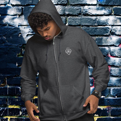 HOODIE CON CAPUCHA Y CREMALLERA HOMBRE INFINITE