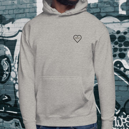 HOODIE CON CAPUCHA HOMBRE 2CUORE BLACK