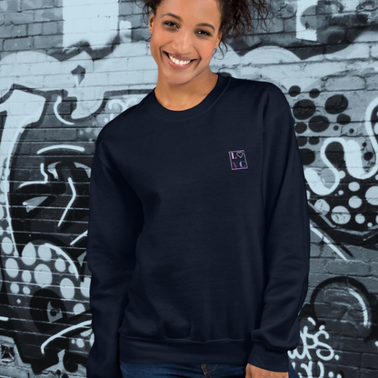SUDADERA GRUESA MUJER LOGO BACK CUADRADO