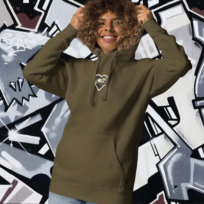 HOODIE CON CAPUCHA MUJER MILITAR