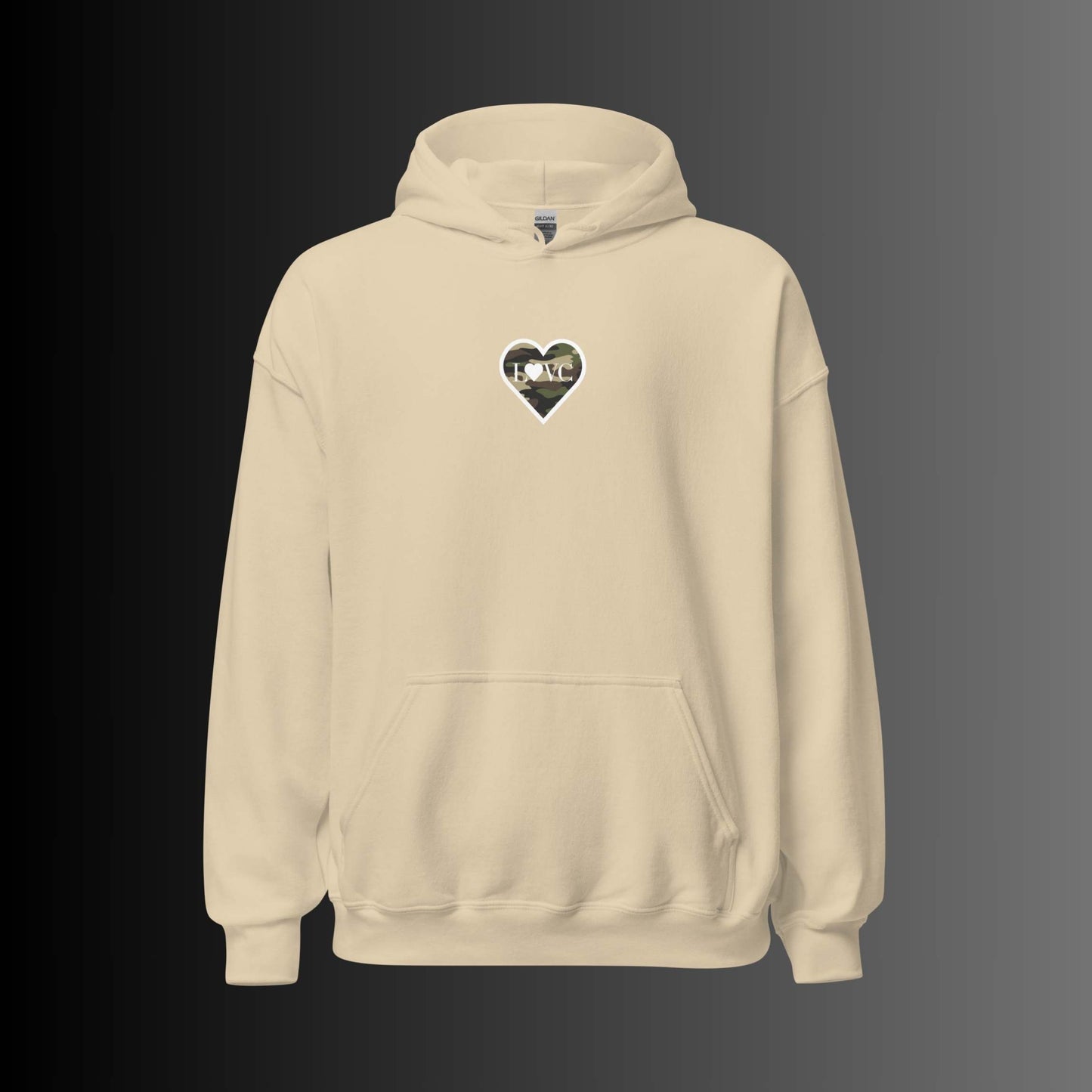 HOODIE CON CAPUCHA HOMBRE LOGO MILITAR