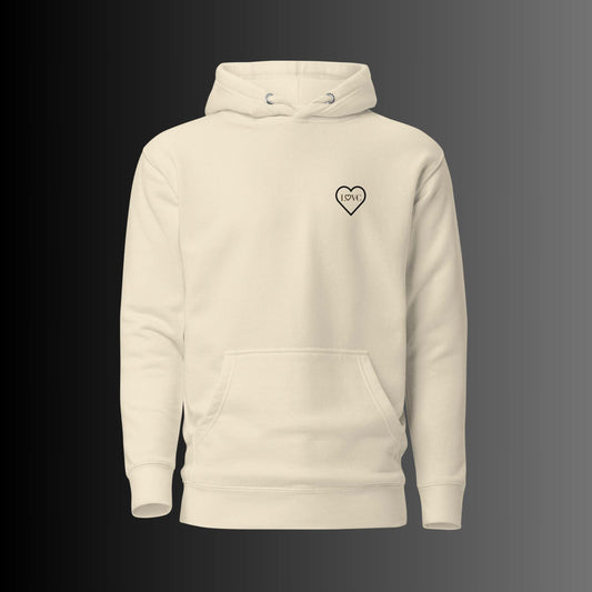 HOODIE CON CAPUCHA MUJER 2CUORE BLACK