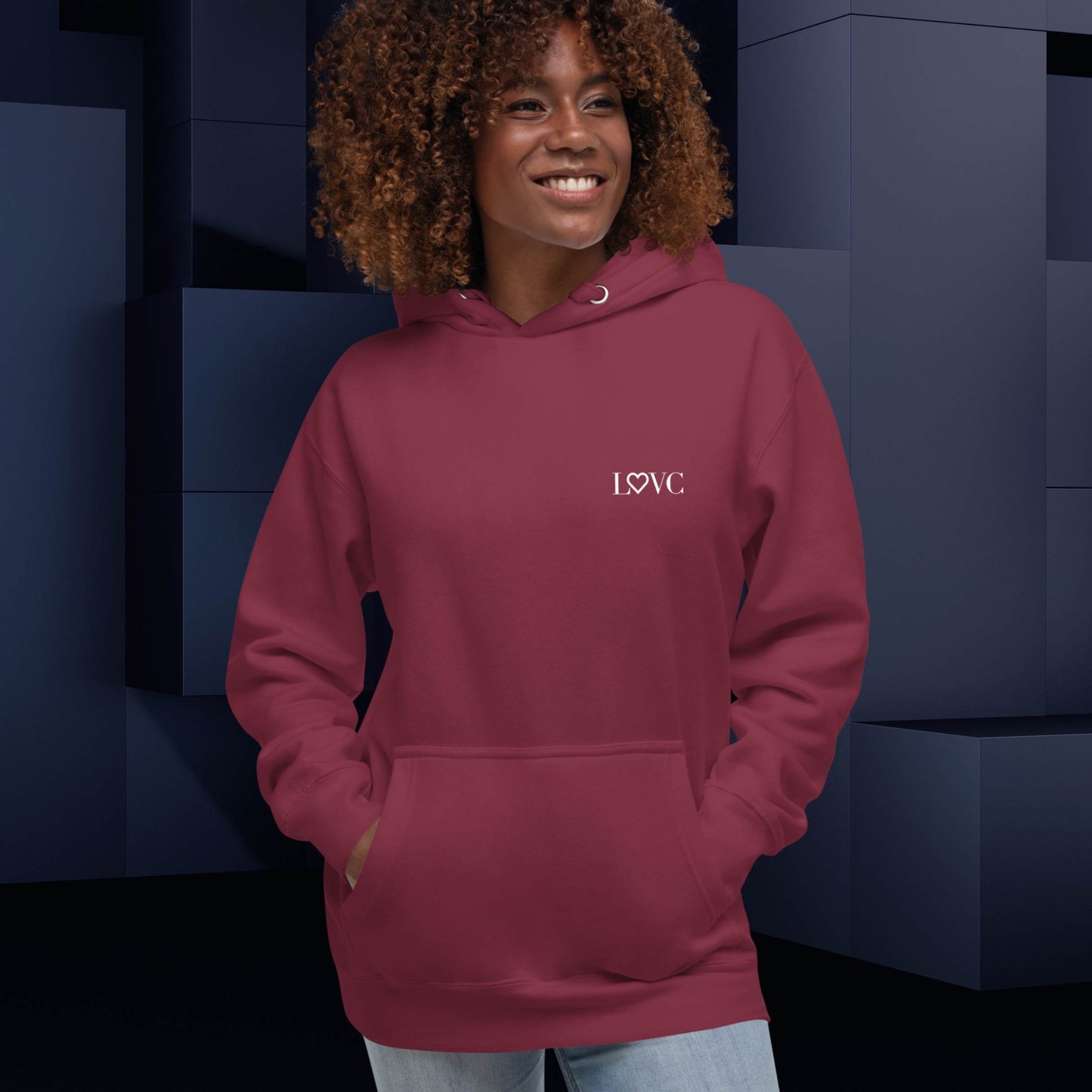 HOODIE CON CAPUCHA MUJER LOGO CIRCULO
