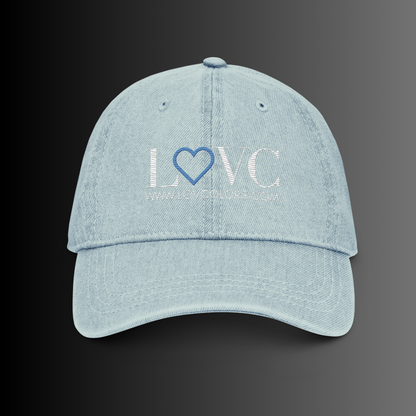 GORRA VAQUERA MUJER LOGO CORAZÓN AZUL