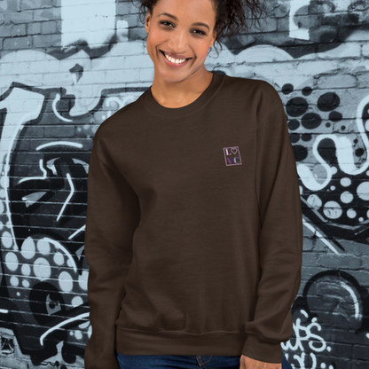 SUDADERA GRUESA MUJER LOGO BACK CUADRADO
