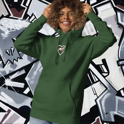 HOODIE CON CAPUCHA MUJER MILITAR