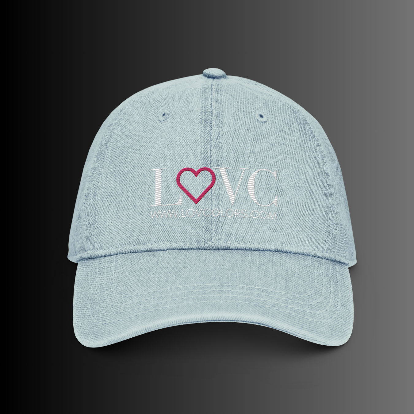GORRA VAQUERA MUJER LOGO CORAZÓN ROSA