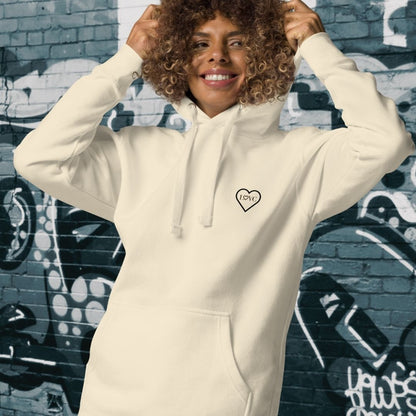 HOODIE CON CAPUCHA MUJER 2CUORE BLACK