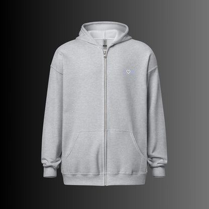 HOODIE CON CAPUCHA Y CREMALLERA MUJER LOGO CLASSIC