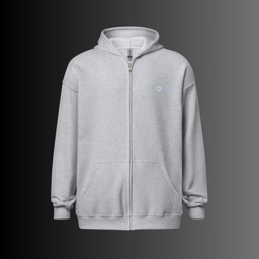 HOODIE CON CAPUCHA Y CREMALLERA MUJER LOGO CLASSIC