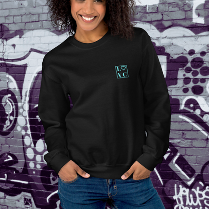 SUDADERA GRUESA MUJER LOGO BACK CUADRADO