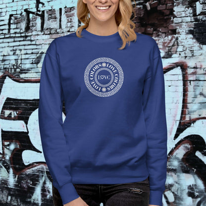 SUDADERA GRUESA MUJER LOGOXL CÍRCULO