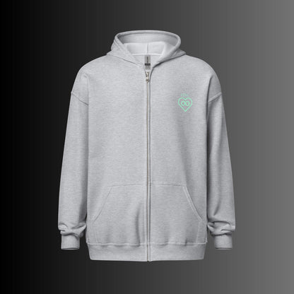 HOODIE CON CAPUCHA Y CREMALLERA MUJER INFINITE